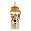 Canpol babies Cseppmentes sport itatópohár súlyozott szívószállal BabiesBoo 350ml gepard