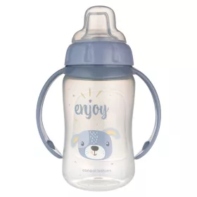   Canpol babies Tanulópohár szilikon ivócsőrrel, CUTE ANIMALS, 320ml, kutya