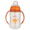 Canpol babies Tanulópohár szilikon ivócsőrrel, CUTE ANIMALS, 320ml, róka