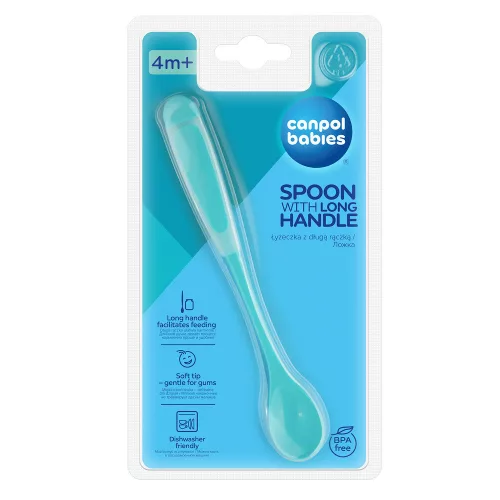 Canpol babies Puha kanál meghosszabbított nyéllel - kék