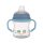 Canpol babies Itatópohár szilikonos ivócsőrrel, FirstCup, 150 ml, Bonjour Paris - kék