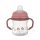 Canpol babies Itatópohár szilikonos ivócsőrrel, FirstCup, 150 ml, Bonjour Paris - rózsaszín