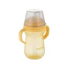 Canpol babies Itatópohár szilikonos ivócsőrrel, FirstCup, 250 ml, sárga