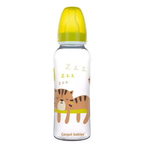 Canpol babies Keskeny nyakú cumisüveg, 250 ml, Africa