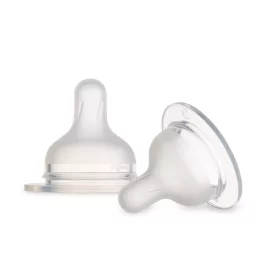   Canpol babies Szilikon etetőcumi az S-alakú cumisüvegekhez, 3hó+, 2db, lassú
