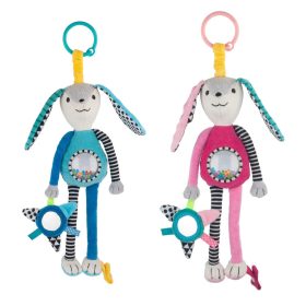   Canpol babies Plüss játék csörgővel és tükörrel, LONG EARS