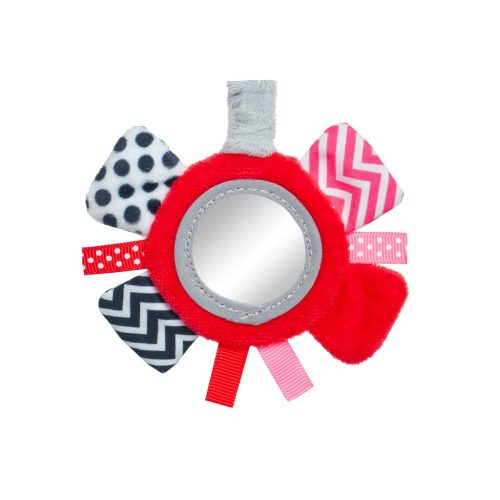 Canpol babies Spirál játék a babakocsira/gyermekágyra - ZigZag piros