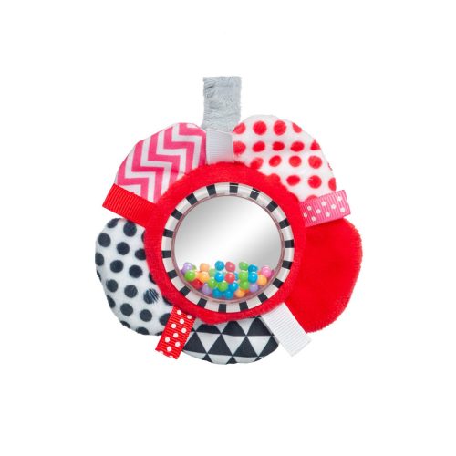 Canpol babies Spirál játék a babakocsira/gyermekágyra - ZigZag piros