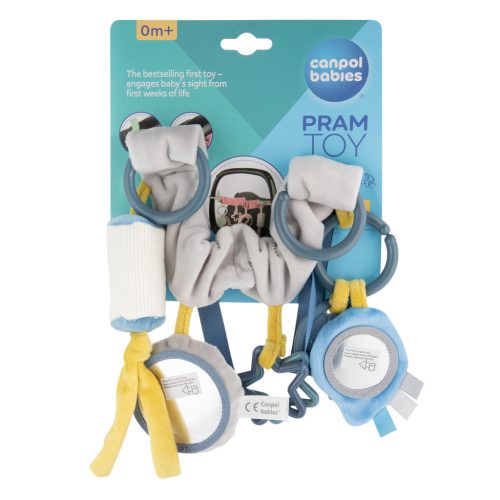Canpol babies Babakocsira vagy autóba szerelhető játék - PASTEL FRIENDS 