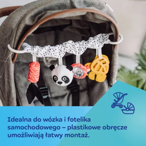 Canpol babies Felakasztható fejlesztőjáték babakocsihoz, BabiesBoo