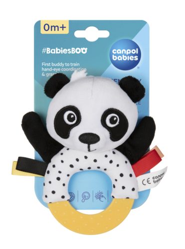 Canpol babies Csörgő fejlesztőjáték rágókával, BabiesBoo