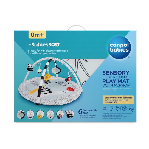 Canpol babies Fejlesztő játszószőnyeg tükörrel, BabiesBoo
