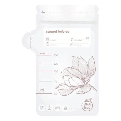 Canpol babies Tejtároló zacskó, 25 db, 150 ml