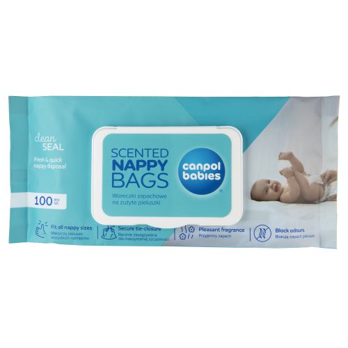 Canpol babies Illatosított pelenkagyűjtő zacskó 100db