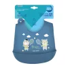 Canpol babies Szilikon zsebes előke, BONJOUR PARIS - tengerészkék