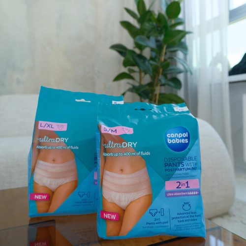 Canpol babies 2az1ben szülés utáni pelenka 5db - L/XL