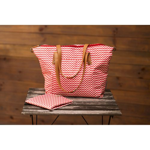 Canpol babies Többfunkciós pelenkázótáska anyukáknak - piros