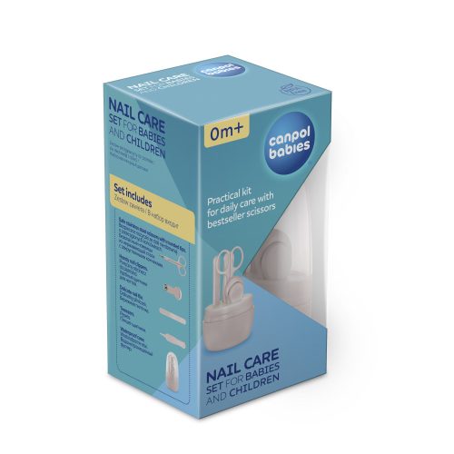 Canpol babies Baba körömápoló szett, rózsaszín