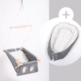   Incababy Babahinta Dotties FW + Incababy Babafészek Dotties + Incababy hintarugó + hintahorog