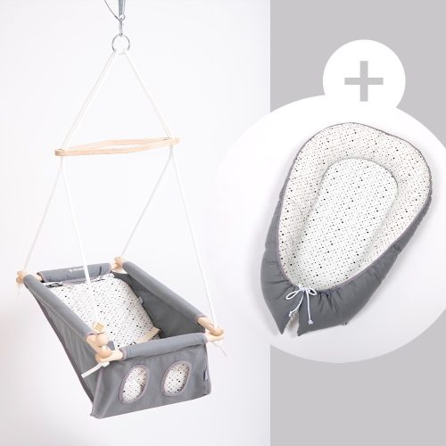 Incababy Babahinta Dotties FW + Incababy Babafészek Dotties + Incababy hintarugó + hintahorog