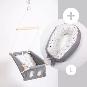   Incababy babahinta Dotties FW + Incababy Kismama Párna Dotties L + Incababy hintarugó + hintahorog