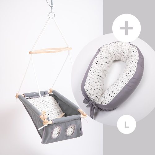 Incababy babahinta Dotties FW + Incababy Kismama Párna Dotties L + Incababy hintarugó + hintahorog