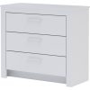 Todi White Bunny 70x140-es átalakítható babaágy + 3 fiókos komód + pelenkázó toldalék