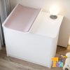 Todi Elegant 3 fiókos komód + 70x140-es átalakítható babaágy + íves pelenkázó toldalék