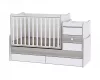 Lorelli Maxi Plus kombi ágy 70x160 + Cupboard pelenkázó komód + Exclusive szekrény - White & Artwood