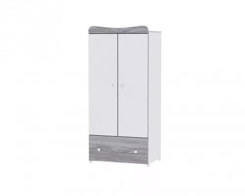 Lorelli Maxi Plus kombi ágy 70x160 + Cupboard pelenkázó komód + Exclusive szekrény - White & Artwood