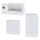 Lorelli MiniMax kombi ágy 72x190 + Komód + Exclusive szekrény - White