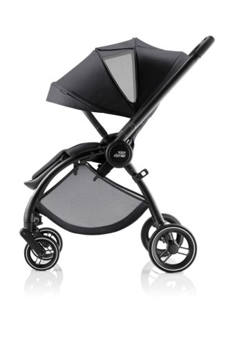 Britax Römer Rio Style 2az1-ben babakocsi +Baby Safe Core hordozó + bázistalp - Carbon Black