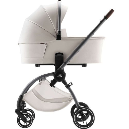 Britax Römer Rio Lux 2az1-ben babakocsi +Baby Safe Core hordozó + bázistalp - Soft Taupe