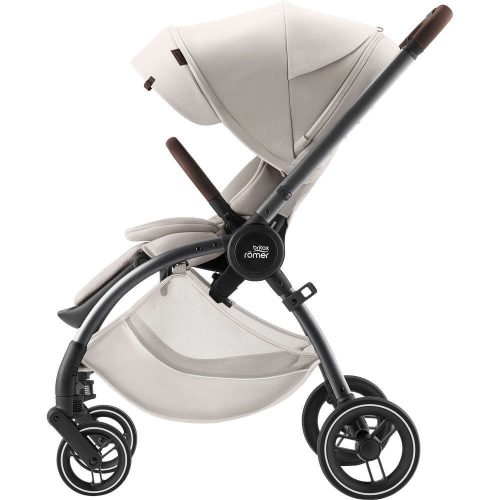 Britax Römer Rio Lux 2az1-ben babakocsi +Baby Safe Core hordozó + bázistalp - Soft Taupe