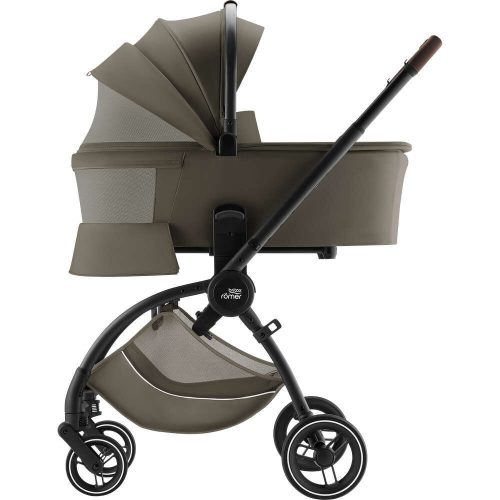 Britax Römer Rio Lux 2az1-ben babakocsi +Baby Safe Core hordozó + bázistalp - Urban Olive