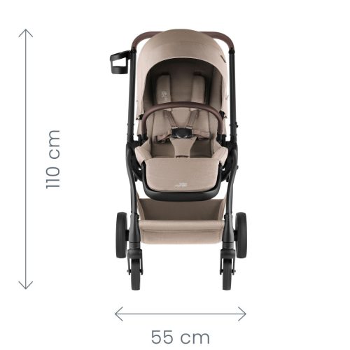 Britax Römer Rio Lux 2az1-ben babakocsi +Baby Safe Core hordozó + bázistalp - Urban Olive