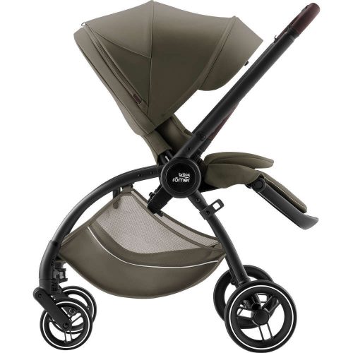 Britax Römer Rio Lux 2az1-ben babakocsi +Baby Safe Core hordozó + bázistalp - Urban Olive