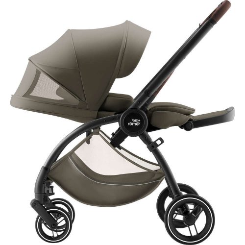 Britax Römer Rio Lux 2az1-ben babakocsi +Baby Safe Core hordozó + bázistalp - Urban Olive