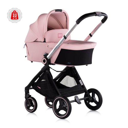 Chipolino Elite 3in1 multifunkciós babakocsi - Pink Marshmellow