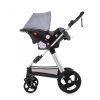 Chipolino Havana babakocsi mózessé alakítható sport résszel + autóshordozó 0-13kg - Graphite