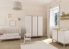 Faktum Loop White&Oak 3 osztású szekrény (5 doboz) - fehér