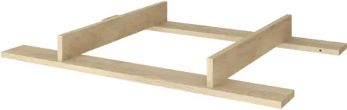 Faktum Loop White&Oak Toldalék komódhoz - fehér