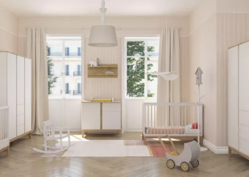 Faktum Loop White&Oak Falipolc - fehér