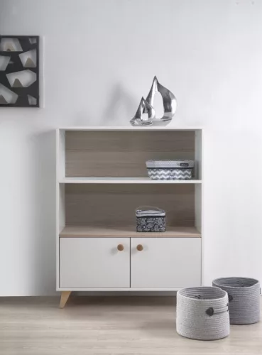 Faktum Colette Fehér széles nyitott tároló (2 doboz) - fehér