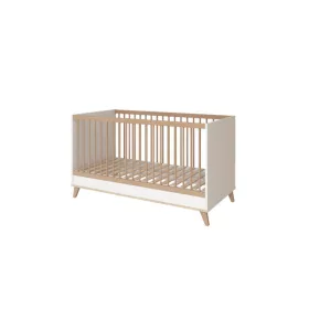 Faktum FLIP White & Oak 120-as babaágy - fehér