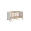 Faktum FLIP White & Oak 120-as babaágy - fehér