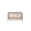 Faktum FLIP White & Oak 120-as babaágy - fehér