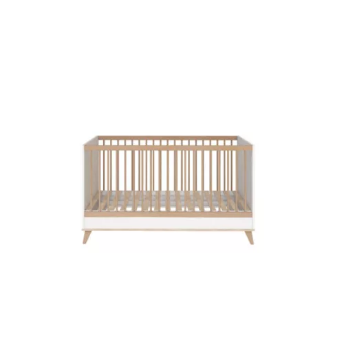 Faktum FLIP White & Oak 120-as babaágy - fehér