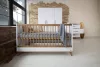 Faktum FLIP White & Oak 120-as babaágy - fehér