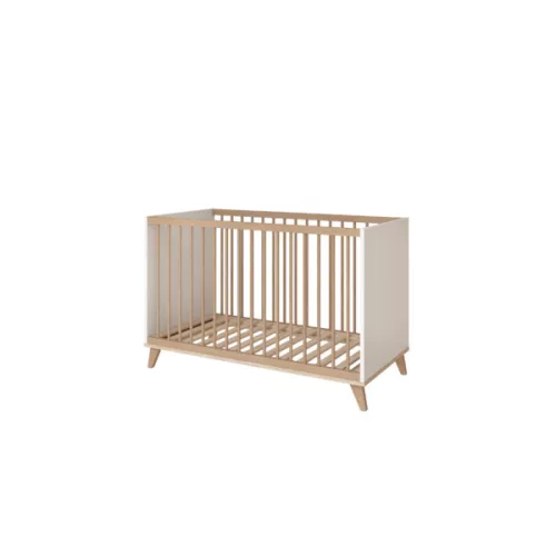 Faktum FLIP White & Oak átalakítható 140-es babaágy (2 doboz) - fehér